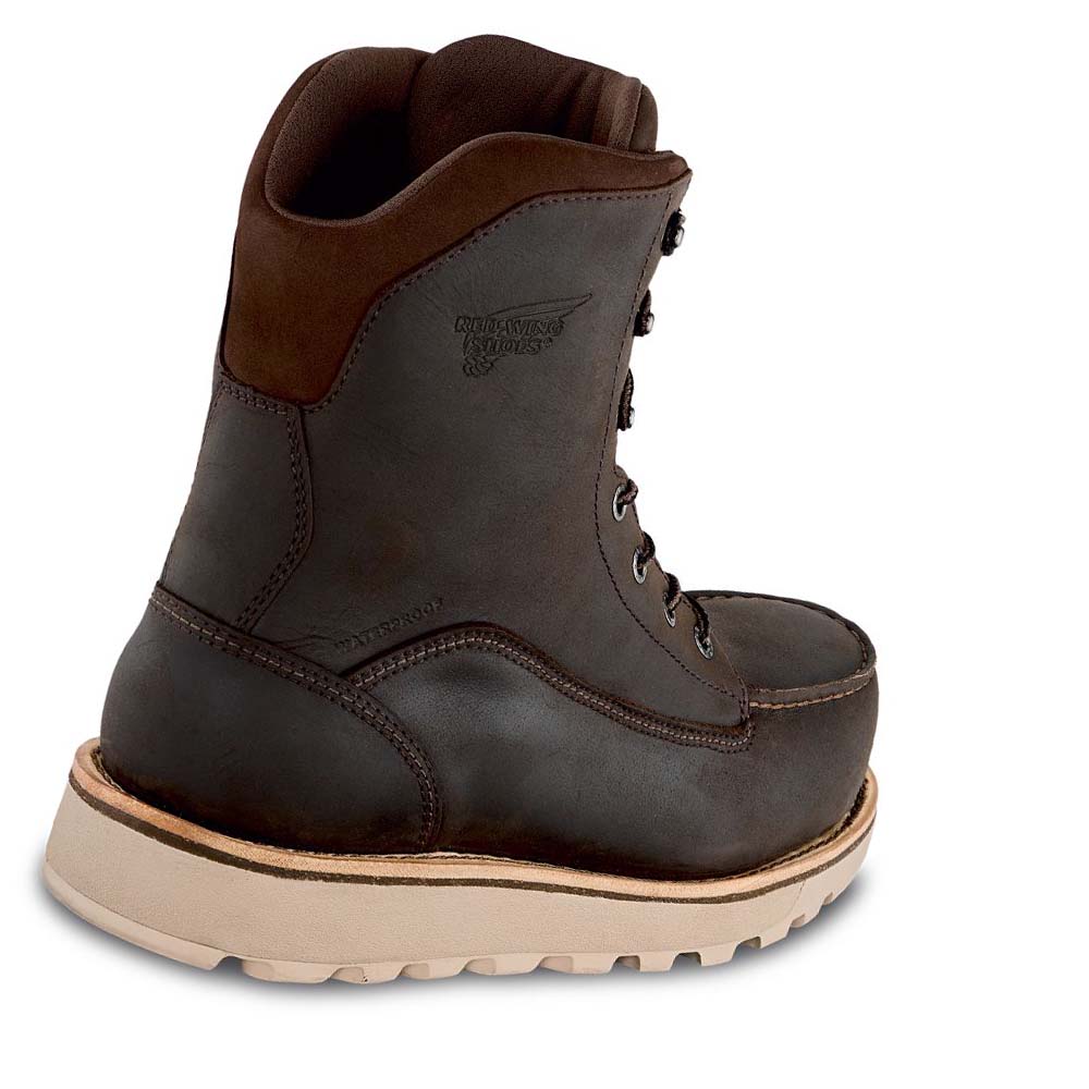 Red Wing Brnr XP Waterproof CSA Men's Safety Boots Coffee | ZA 349WNB